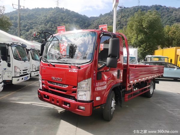 疯狂促销,直降0.5万!温州市五十铃KV100载货车系列优惠价