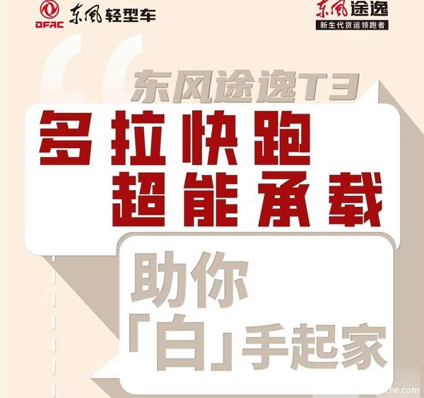 直降4000元，分期免息！东风途逸T3双排小卡年终送福利了！