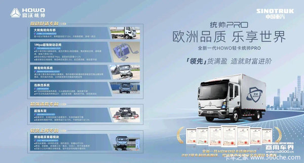 中国重汽HOWO 统帅PRO 180马力