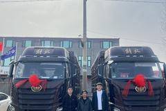 恭喜王师傅，郑师傅喜提爱车，一路顺风 喜提解放J6G载货车