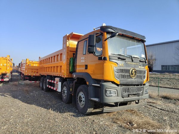 陕汽重卡 德龙M3000S 公路标准版 440马力 8X4 7.6米自卸车(国六)
