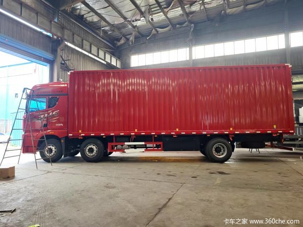 恭喜恭喜陈总喜提9.6米飞翼载货 喜提解放JH6载货车