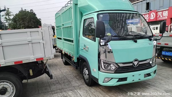福田 奥铃M卡 122马力 3.7米单排栏板小卡(国六)(BJ1044V9JA5-2A)