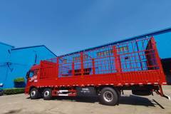 恭喜恭喜姚总喜提9.6米前四后四高栏载货 喜提解放JH6载货车