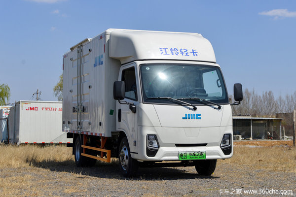 江铃E顺达 2025款 纯电动 4X2 液刹 4.2米单排厢式轻卡 时代新安63.75kWh