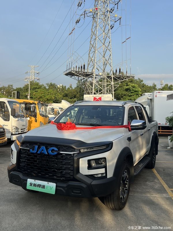 江铃 大道EV 舒享款标准续航 两驱 斗式双排纯电动皮卡63.75kWh