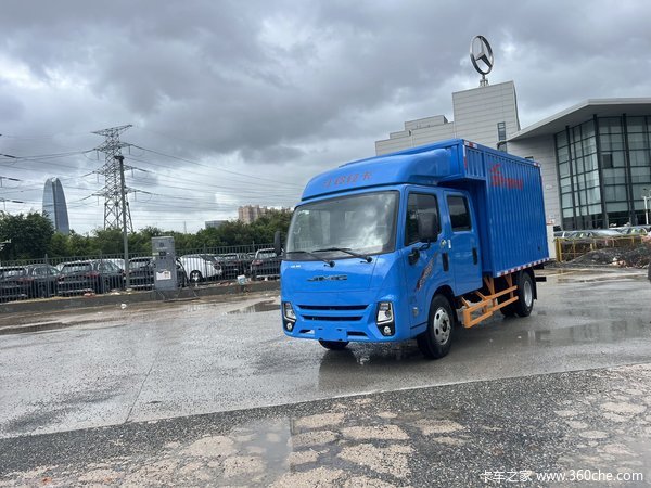 江铃 新顺达 116马力 3.32米双排厢式轻卡(加大货柜)(JX5044XXYXSGE2)