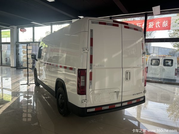 福田卡文乐福悦行版纯电动封闭式货车！