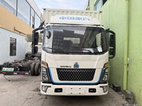 中国重汽HOWO 悍将 4.5T 4.15米单排纯电动厢式轻卡100kWh