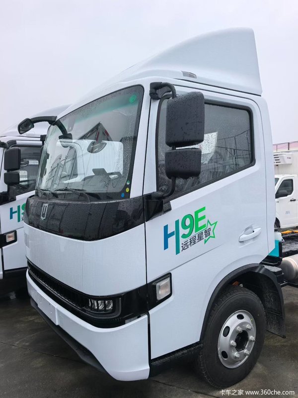 远程星智H9E 2025款 智运版 气刹 4.1米单排纯电动仓栅式轻卡 玄武154kWh