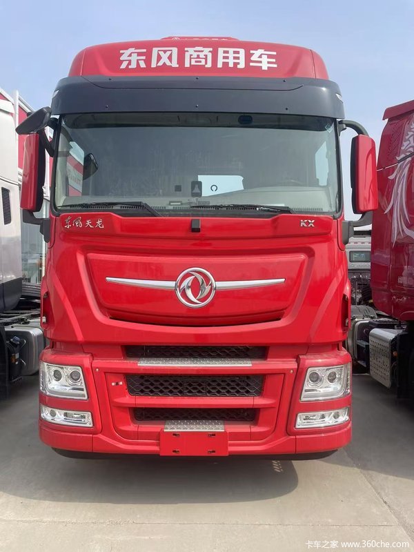 东风天龙旗舰KX 新嵘耀版 14.8L LNG 570马力 6X4 法士特16档 AMT自动档 牵引车(4500mm轴距)
