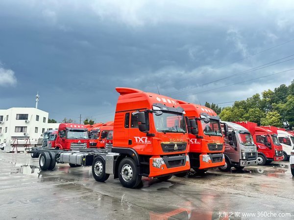 中国重汽 HOWO TX重卡 330马力 6X2 9.52米厢式载货车(国六)