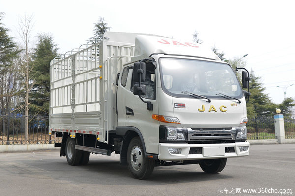 江铃E路达 Max 宽体 气刹 4.2米单排纯电动仓栅式轻卡 宁德时代165.15kWh