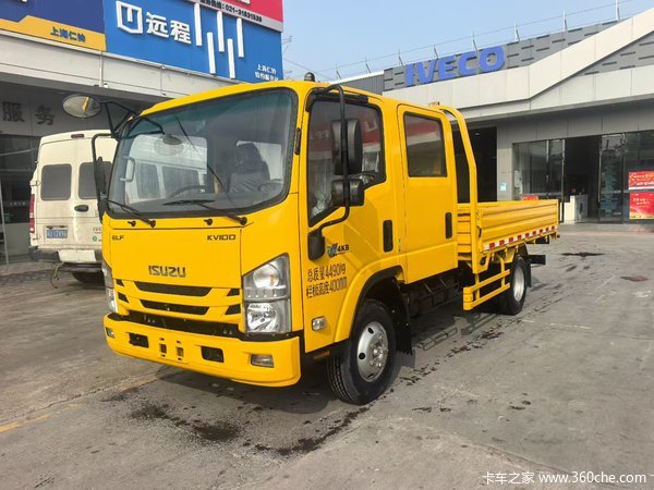 新车到店 苏州市五十铃KV100载货车仅需9.98万元