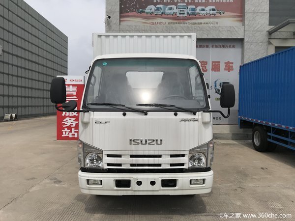 庆铃 五十铃100P 98马力 4.25米单排厢式轻卡(QL5042XXYA6HAJ)