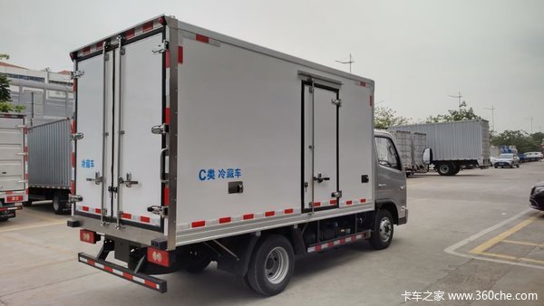 福田 欧马可X 122马力 4X2 3.58米单排冷藏车(国六)(BJ5044XLC-4A)