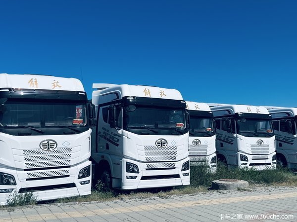 昌吉联强解放JH6CNG牵引车 国六现车 本月优惠促销