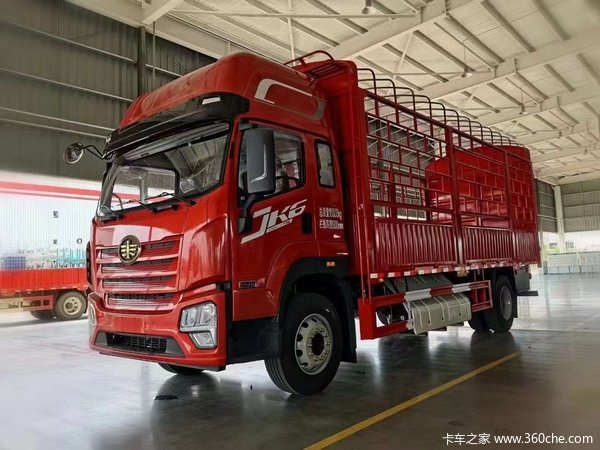 昌吉联强解放JK66.8米高栏载货车 国六现车 本月优惠多多