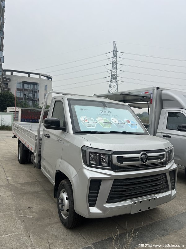 福田祥菱V5 3.8米单排纯电动栏板微卡 爱易科71.63kWh