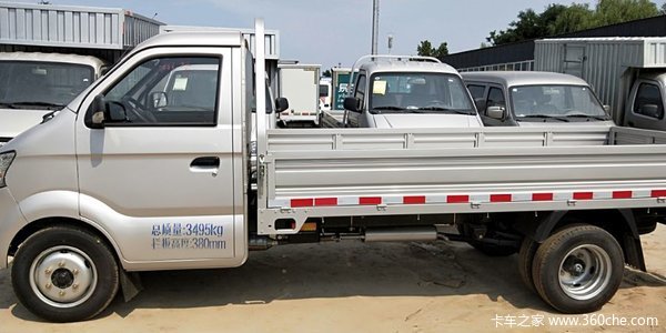跨越王x5单排3.4米后双轮栏板车