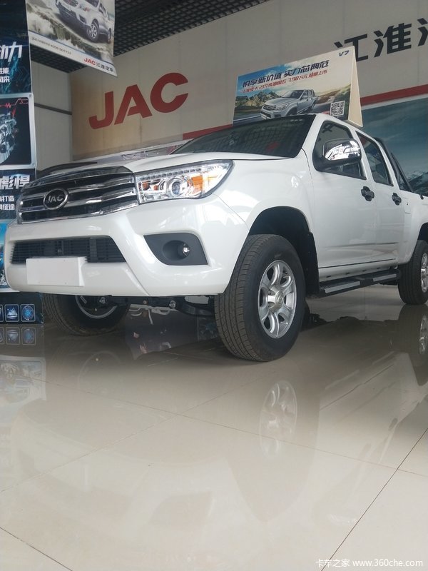 兰州江淮皮卡柴油版高配瑞铃V7年终特惠仅售8.18万元