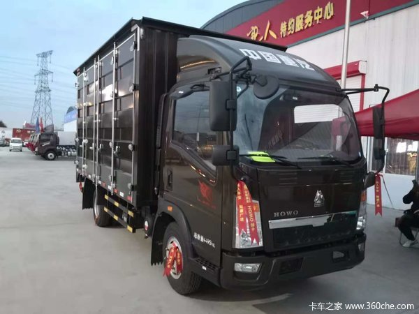 143马力中国重汽豪沃轻卡箱车现车优惠过万元
