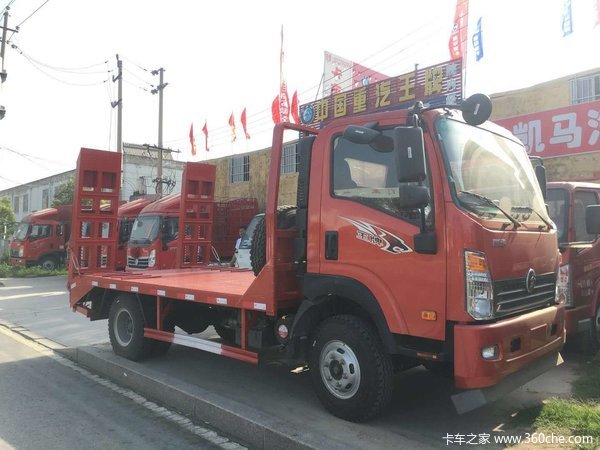 仅售10.6万 商丘重汽王牌7系平板运输车促销中