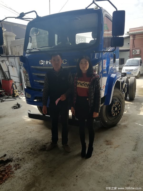 恭喜许先生喜提瑞越自卸车