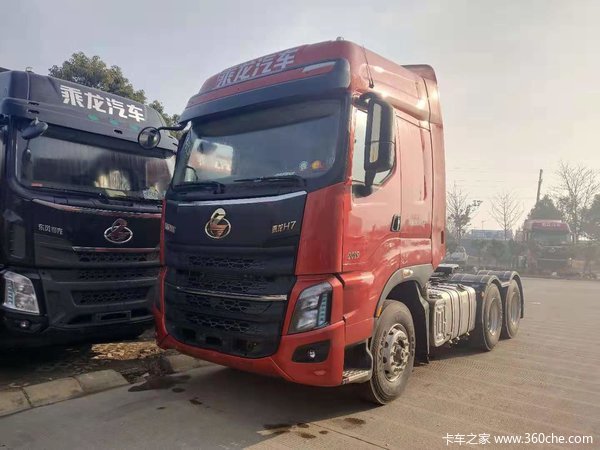 新车到店乘龙h7牵引车仅售358万