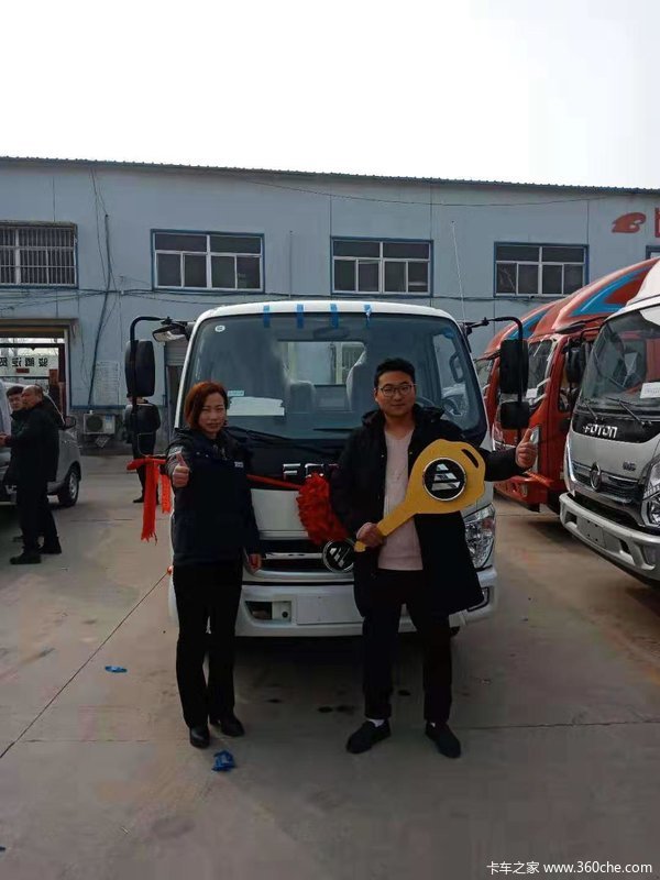 奥铃捷运载货车成功交付客户