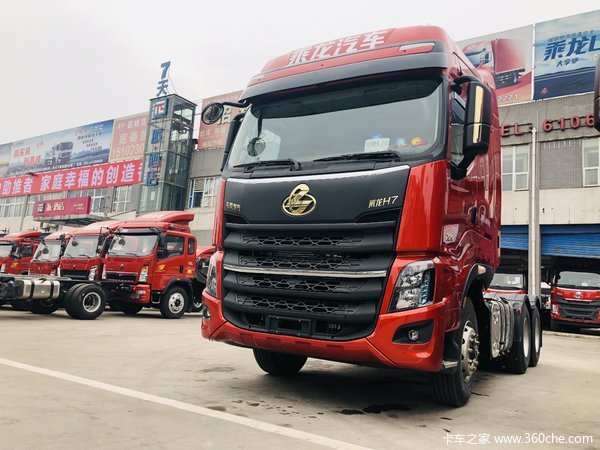 2019款乘龙H7   康明斯560马力牵引车