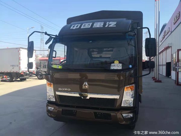 豪沃悍将170马力宽体2080驾驶室宽体货箱2300