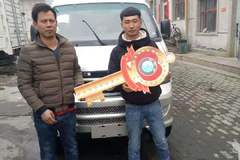 恭喜乌鲁木齐客户订购单排双燃料一台 喜提王牌W1载货车