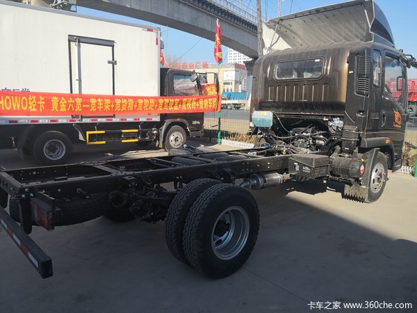 豪沃悍将143马力宽体城市物流货车2300宽体货箱中控锁电动窗