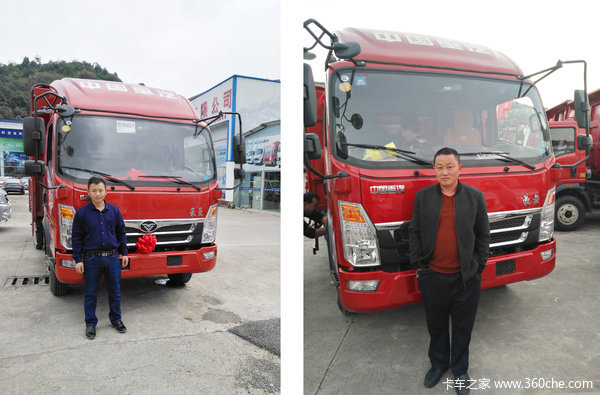 东晟公司10台豪曼H3载货车成功交付客户