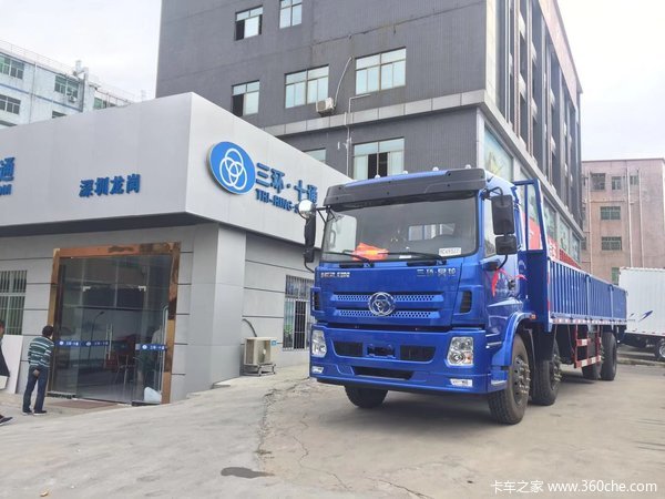 恭喜轻质砖厂老板白总 喜提三环前四后六栏板车