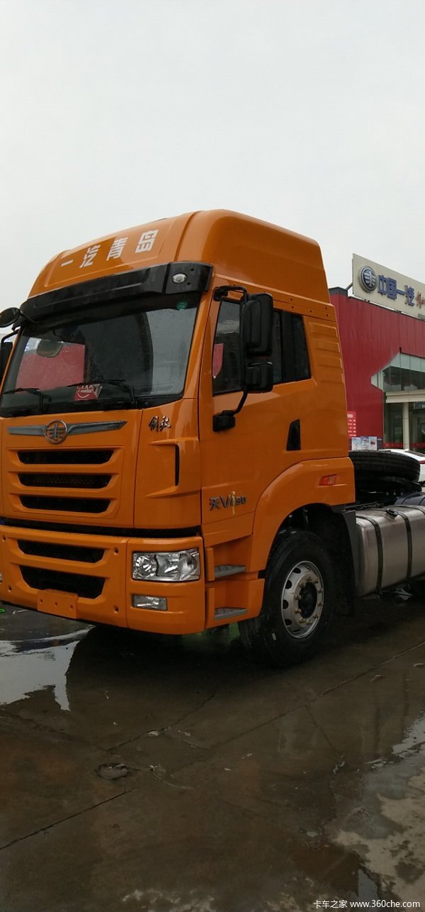 天v430马力牵引车工程黄就是亮