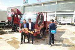 恭喜李总  喜提江淮康铃808载货车