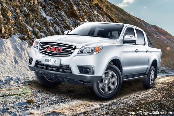 兰州江淮皮卡帅铃T6限时优惠促销中,抓紧抢购吧......