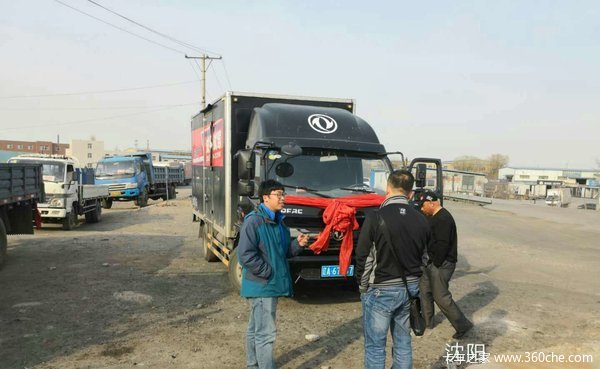 恭喜物流客户喜提东风凯普特K6载货车