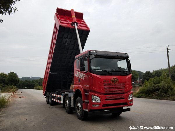 JH6自卸8X4 ，375马力430马力，10万提车，按揭免息等