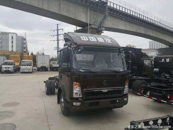 重汽豪沃156马力物流款,宽桥宽货箱,ABS刹车,安全系数高