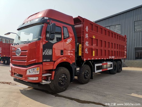 全新j6p高顶全浮,8*4自卸车仅需48.8万元