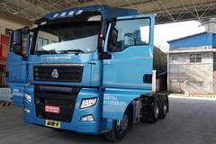 怀化恒兴汕德卡 独有颜值天空蓝 整车装配进口件 中国高端大品牌 