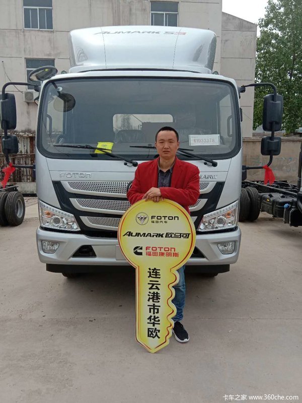 1台欧马可S3冷藏车成功交付客户