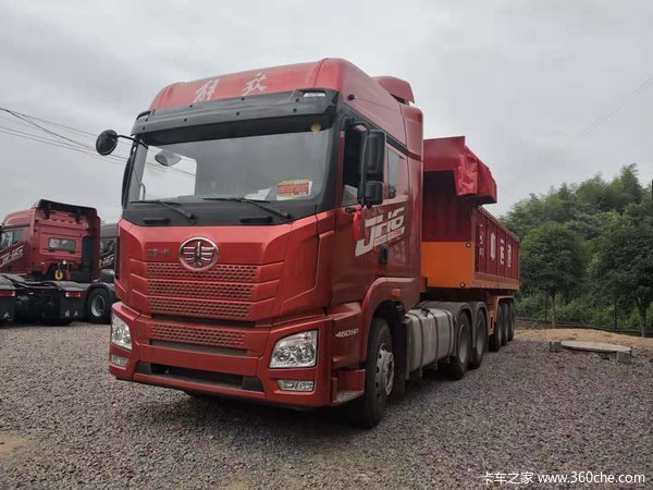 jh6潍柴460马力牵引新车到店