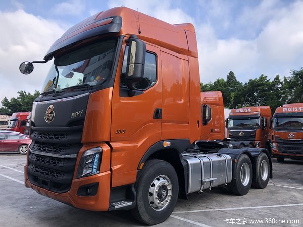 玉柴国六600马力牵引车,新车到店