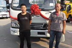 恭喜张先生喜提骏铃V6D25发动机绿通节油王 宽体蓝牌 上牌无忧