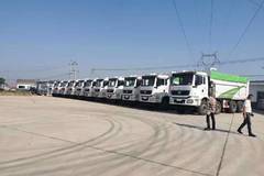 350马力8*4自卸5.6上装交车13台