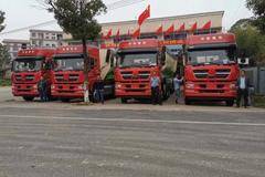 湖南旭途4台斯太尔D7B牵引车成功交付客户